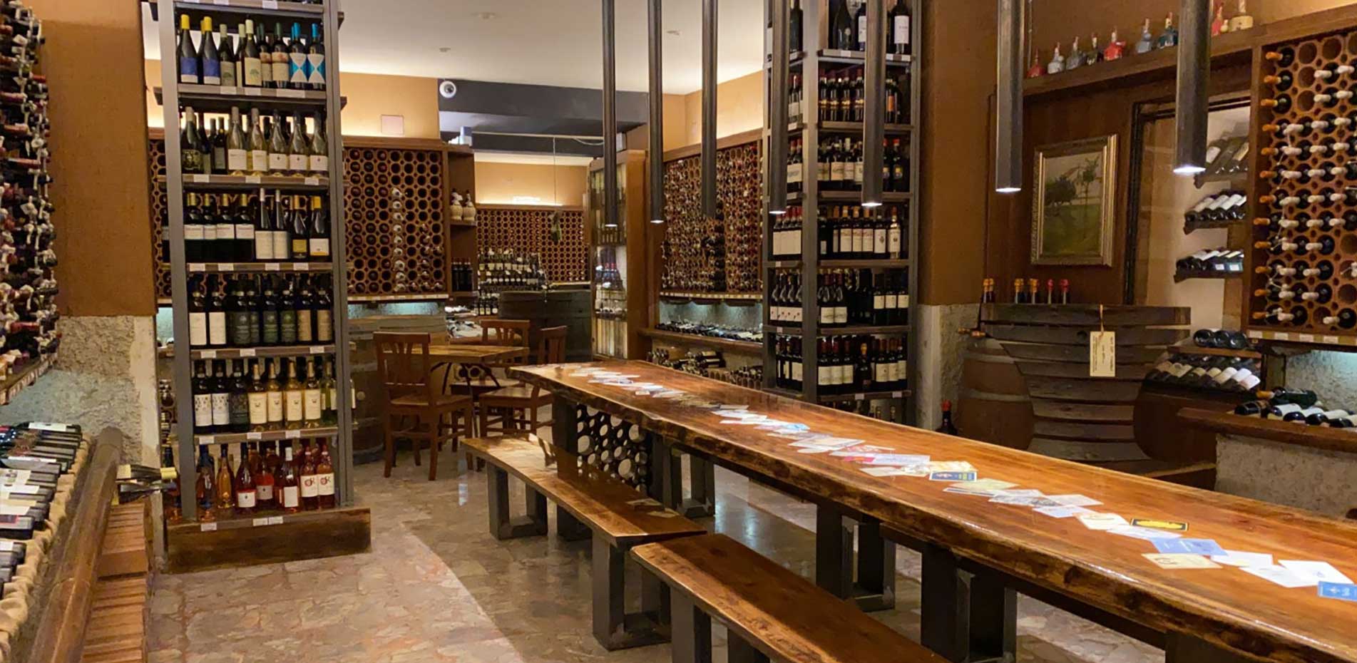 Vini in cantina